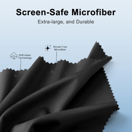 XL Premium Screen Cleaning Cloth 16"X16" 3 Pack Microfiber TV Screen Cleaner - Image 6