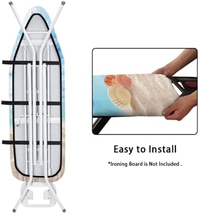 Beach Seashell Ironing Board Cover Scorch Stain Resistant Cover Heavy Duty Iron - Image 4