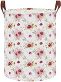62L Vintage Rose Floral Laundry Hamper by NTAOHAMPER