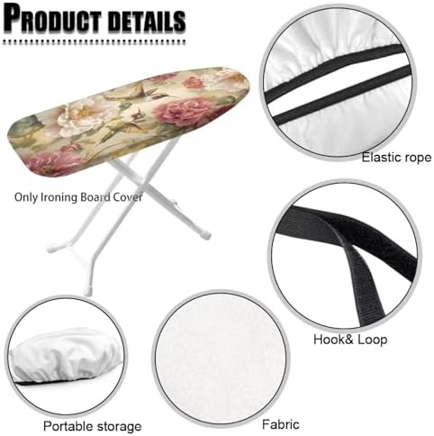 Hummingbird Mini Ironing Board Cover Floral Table Top Ironing Board Protector - Image 6