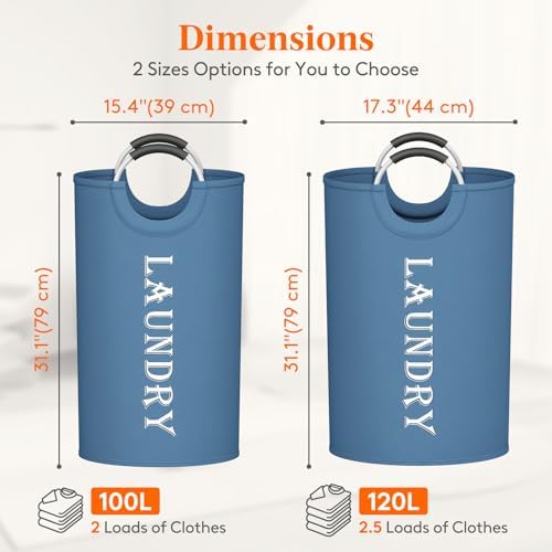 Lifewit 2 Pack 100L Laundry Basket - Image 2