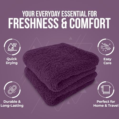 DAN RIVER 12 Pack Cotton Wash Cloths Set - Image 5
