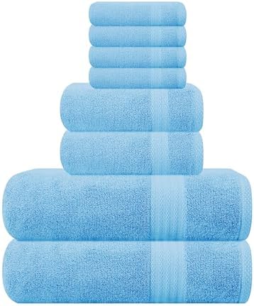 GLAMBURG Ultra Soft 8-Piece Towel Set by GLAMBURG