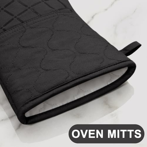 Oven Mitts Kitchen Towels and Dishcloths Pot Holders Sets, Oven Gloves Kitchen - Image 4