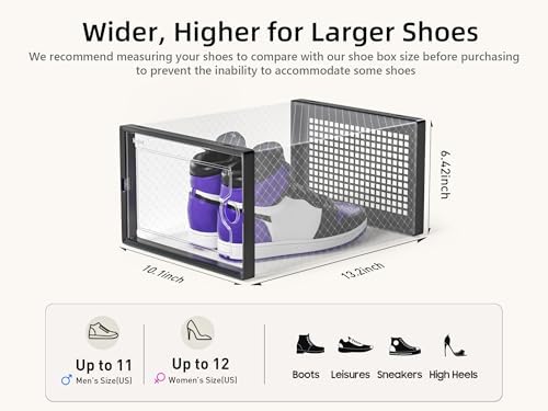 Kuject X-Large Shoe Storage Boxes 12 Pack - Image 3