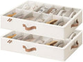 StorageWorks 2-Pack 24-Pair Under Bed Shoe Storage Organizer by StorageWorks