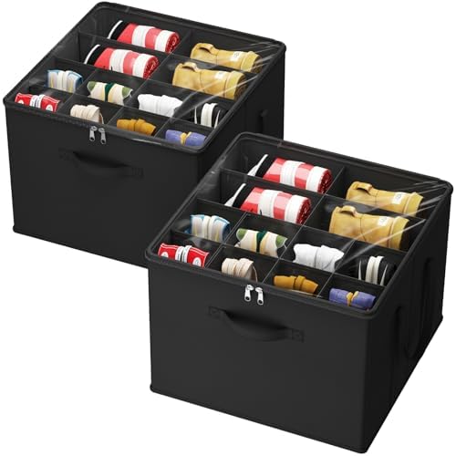 Lifewit Shoe Storage Organizer for Closet, Holder Box, 2 Pack by Lifewit
