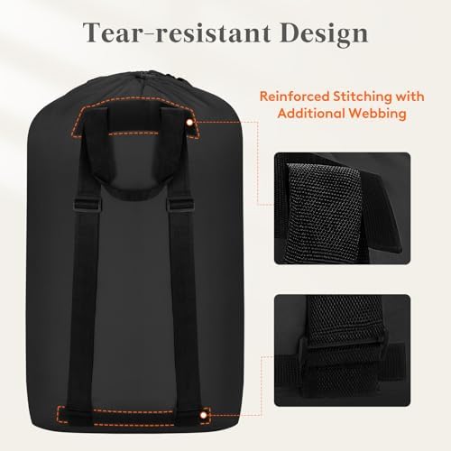 Lifewit Laundry Bag Backpack Travel - Image 3