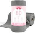 80 Pack Microfiber Cleaning Cloth Roll, Lint Free Rags & Tear Away Reusable by Tigona