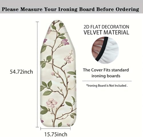 Nuxovilar Flowering Branches Ironing Board Cover 15x54 Polyester - Image 4