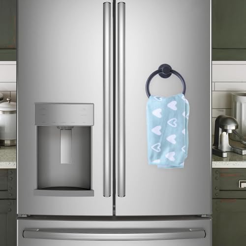 Magnetic Towel Holder for Refrigerator Kitchen Towel Ring Hook - Image 2