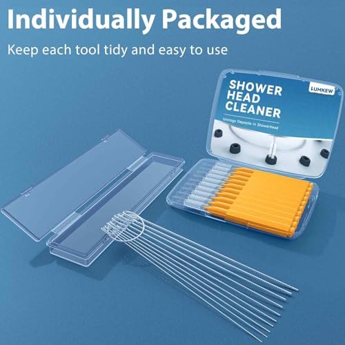 Lumkew Multiplesize Shower Head Cleaner Tool, Shower Head Cleaning Brushes - Image 7