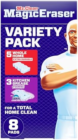 Mr. Clean Magic Eraser Sponge, All Purpose Cleaner, Cleaning Scrubber, Shower by MrClean