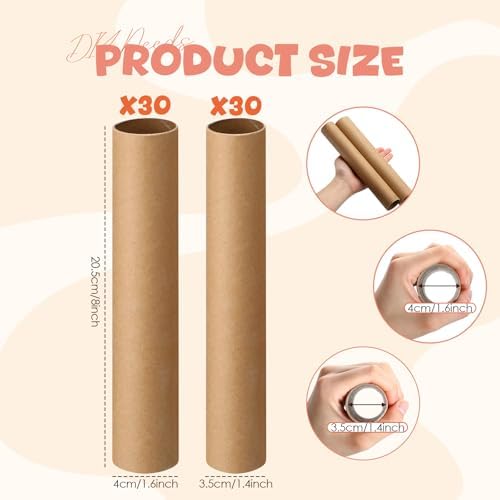 MotiMind 60 Pcs Cardboard Tubes - Image 2