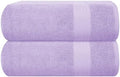 GLAMBURG Premium Cotton Oversized 2 Pack Bath Sheet 35x70-100% Pure Cotton by GLAMBURG
