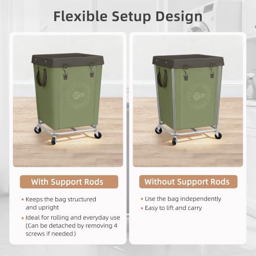 STORAGE MANIAC Commercial Laundry Hamper - Image 6