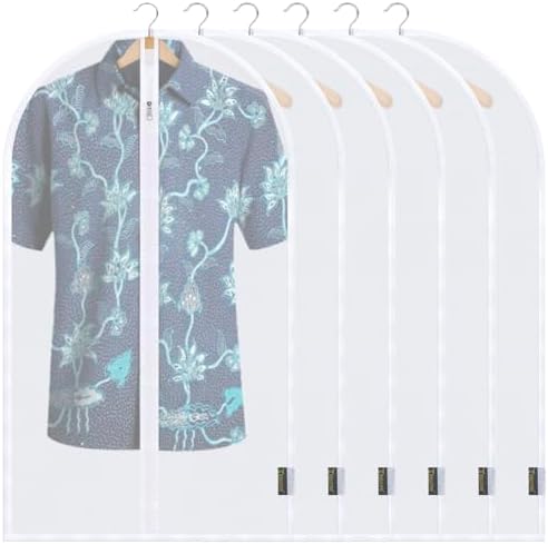 BALEINE 6PK Garment Bags for Hanging Clothes by BALEINE
