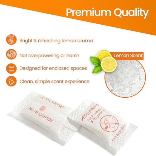 Adsorbco 1 Gram Lemon Scented Sachets – Fragrance Packets - Image 4