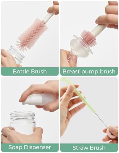 Momcozy 7-in-1 Baby Bottle Brush Set - Image 3