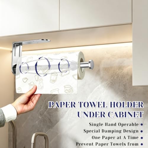 Paper Towel Holder, Paper Towel Holder Under Cabinet - Image 5