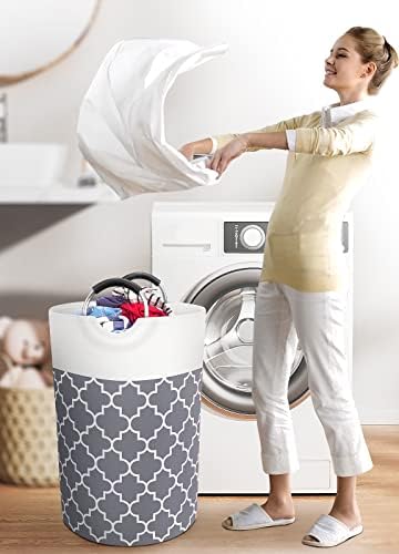 Fabspace Large Laundry Basket Laundry Hamper Bag Washing Bin Clothes Bag - Image 6