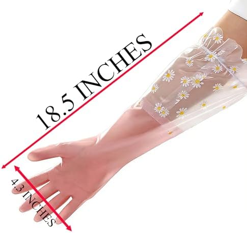 Dishwashing Cleaning Gloves Waterproof Tear-Resistant Household Rubber Cleaning - Image 2