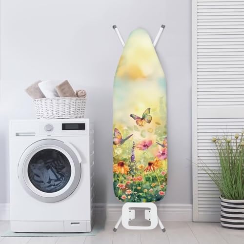 Butterfly Floral Ironing Board Cover, Resist Scorching and Staining, 15x54 - Image 3