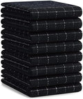 Homaxy 100% Cotton Terry Kitchen Towels, Large 8 Pack by Homaxy