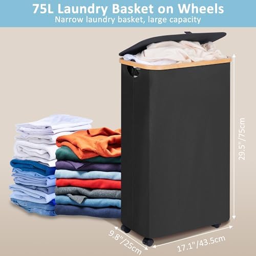 efluky Slim Laundry Basket - Image 6