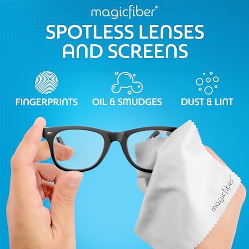MagicFiber Microfiber Cleaning Cloth, Glasses Cleaner, Eyeglass Wipes - Image 2