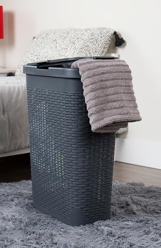 Mind Reader Slim Laundry Hamper - Image 6