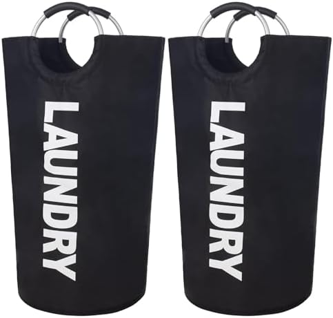 2 Pack 90L Laundry Basket, Waterproof Hamper by foreorchid