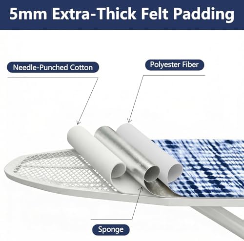 Ironing Board Covers and Pad, 15*54in Standard Size, - Image 3