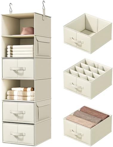 Vailando 6-Shelf Hanging Closet Organizer by Vailando