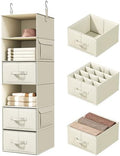 Vailando 6-Shelf Hanging Closet Organizer by Vailando
