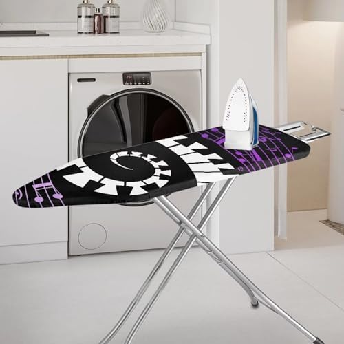 GLENLCWE White Purple Music Piano Ironing Board Cover Standard Sizes 15x54 Inch - Image 2