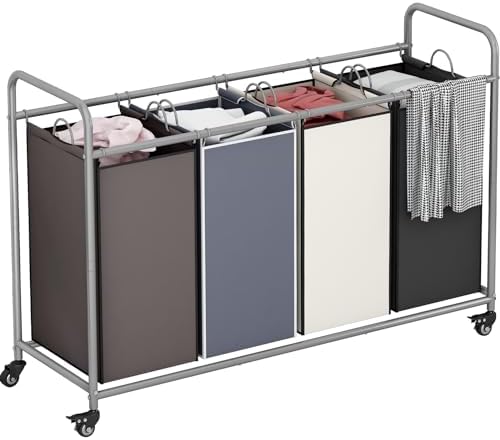 LINZINAR 4 Bags Laundry Hamper by LINZINAR