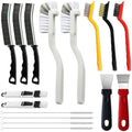 16Pcs Crevice Cleaning Brush Set, Hard Bristle Scrub Brushes by Dsyrvd