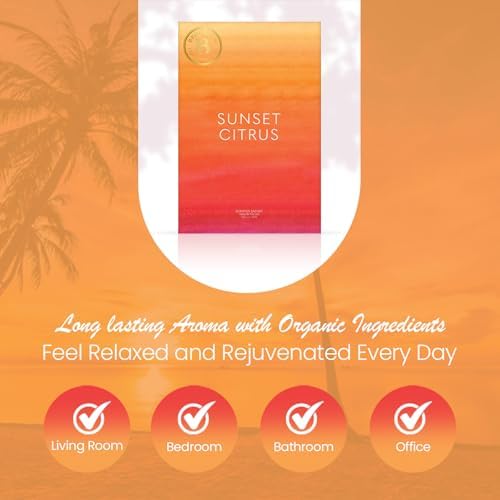 Brooklyn Fragrance Co. Water Color Sachet Bags – Sunset Citrus Scented Pouches - Image 4