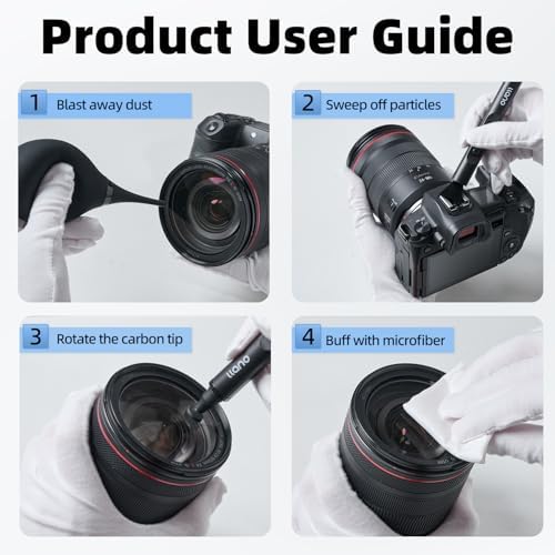 llano Camera Cleaning Kit, 25-in-1 DSLR Mirrorless Camera Lens Cleaner Kit - Image 2