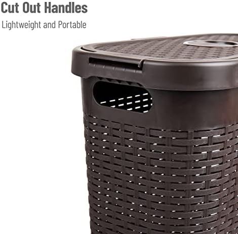 Mind Reader Slim Laundry Hamper - Image 4