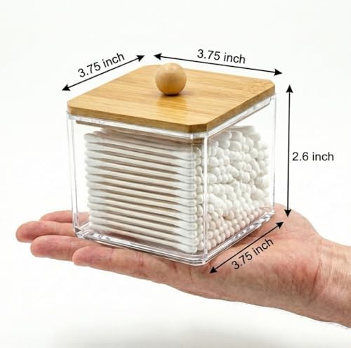 SheeChung Square Acrylic Qtip Holder - Image 3