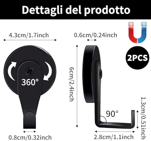 Magnetic Wreath Hanger, Heavy Duty Magnets - Image 2