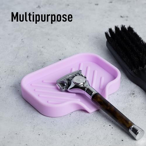 Zulay Kitchen Small Silicone Sponge Holder – Space-Saving Sink Organizer Tray - Image 6