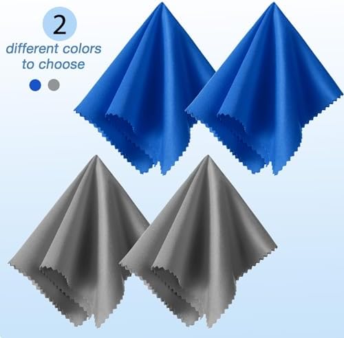 Frienda 12 Pack Large Glass Cleaning Cloth, Deep Gray - Image 3