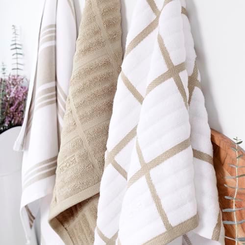 All-Clad Solid & Coordinate Kitchen Towels: Highly Absorbent, Super Soft Long - Image 5