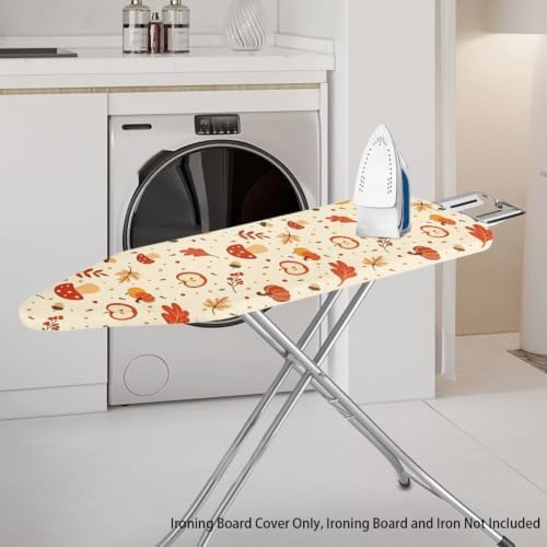 Maple Leaf Mushroom Ironing Board Cover and Pad 16 x 55 Thick Padding - Image 2