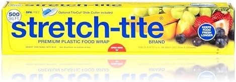 Stretch-Tite Premium Plastic Food Wrap, 500 Sq. Ft., 516.12-Ft. x 11.5/8-Inch by Stretch-Tite