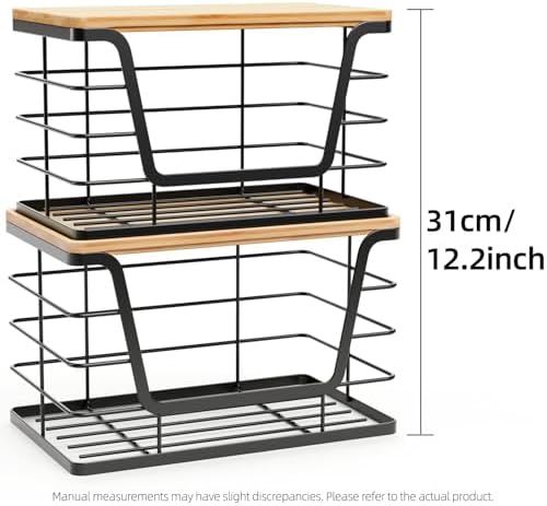 ALOCEO 2 Pack Storage Stackable Kitchen Laundry Organizers - Image 4
