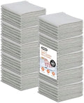 Superio Cotton Terry Washcloths Grey Towels 100% Cotton Cleaning Cloth 16" Rags by Superio